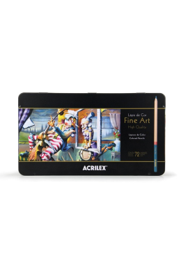 Estojo Lapis de Cor C/72 Art Fine 09672 Acrilex